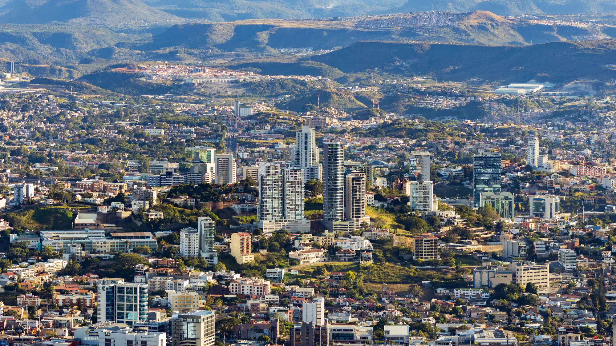 Honduras city skyline